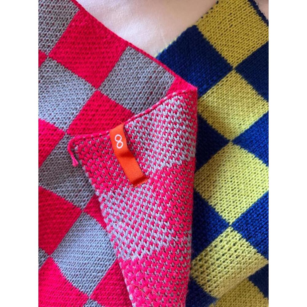 Verloop Checkerboard Knit Scarf